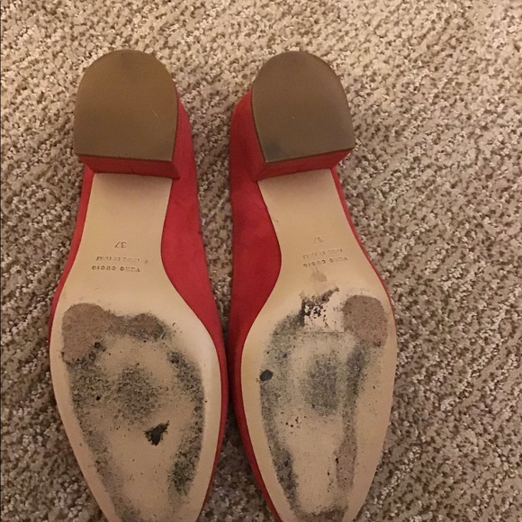 Club Monaco Delmara Red Mules - Picture 5 of 5